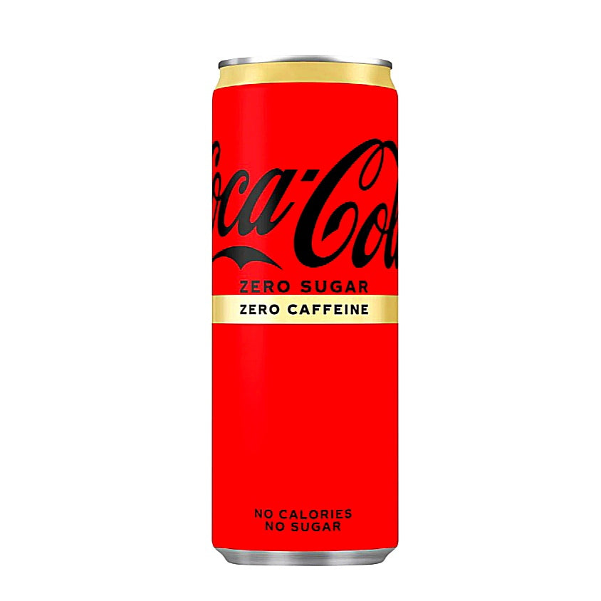 12 x Original Coca Cola Zero Zucker Zero Koffein 250ml Dosen