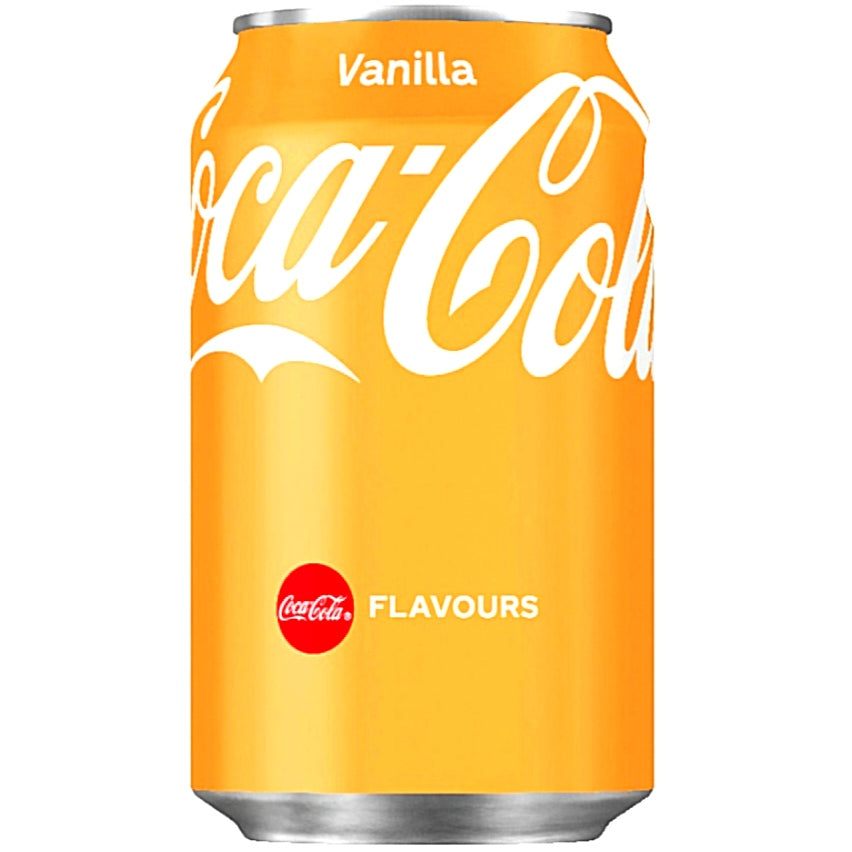 12 X Original Coca Cola Vanilla  330ml Dose. mit Vanillla Gescmack