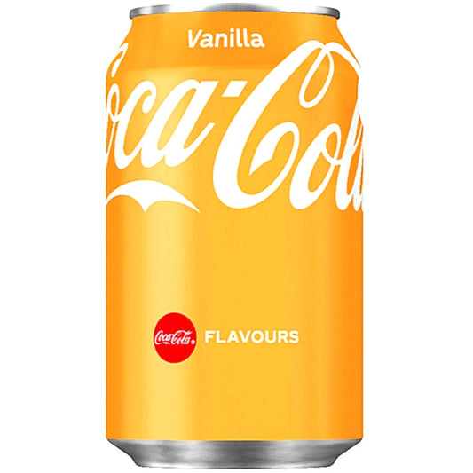 12 X Original Coca Cola Vanilla  330ml Dose. mit Vanillla Gescmack