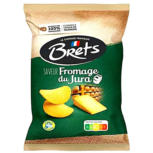 4 x Brets Jura-Käse 125g Chips Fabrique en France.