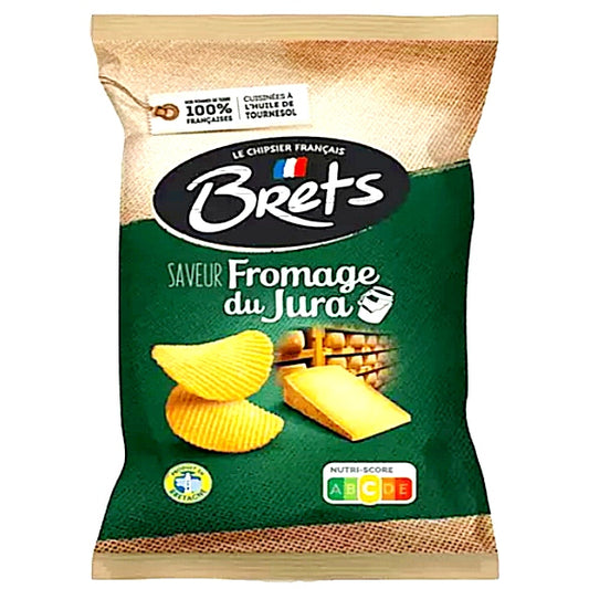 4 x Brets Jura-Käse 125g Chips Fabrique en France.
