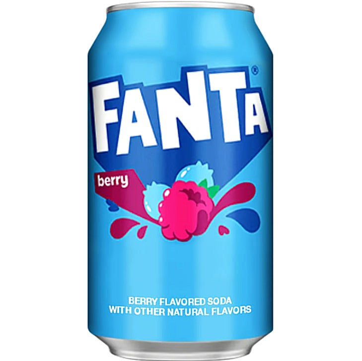 Fanta Fanta Berry Blau ,Beeren mix 355ml USA
