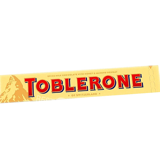 6 X Schweizer Milchschokolade Toblerone 50g Schokoregel Bar.
