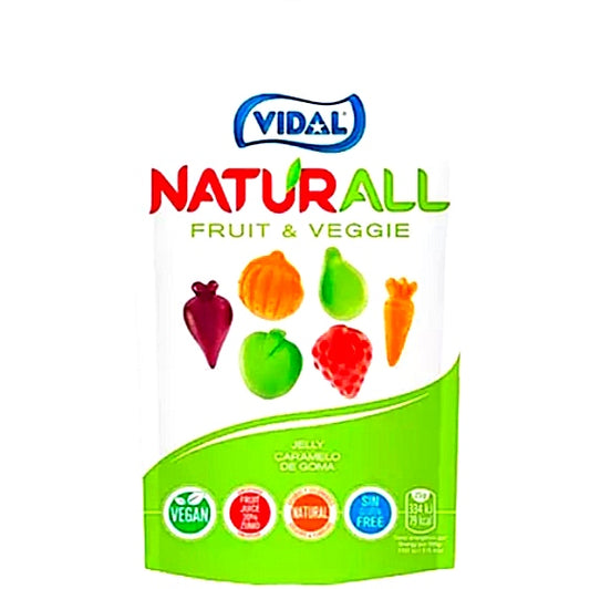 6 X Naturall Fruit & Veggie 60g Brillo Vidal