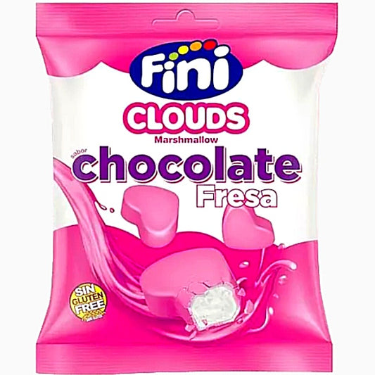 6 X Schokoladen-Erdbeer-Sahne Wolken 80g Fini