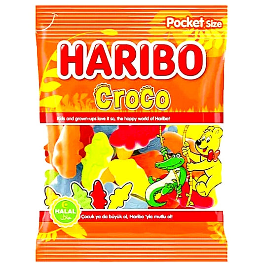 6 X Haribo Croco - 100g Halal