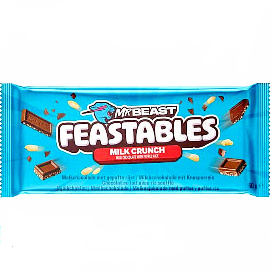 Mr. Beast Feastables Milk Crunch Chocolate 60 gr.