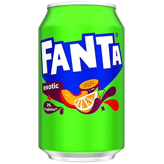 12 X Fanta Exotic 330ml Dose.