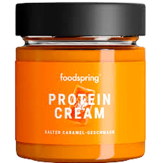 6 X Foodspring Protein Cream Aufstrich, Salted Caramel 200g