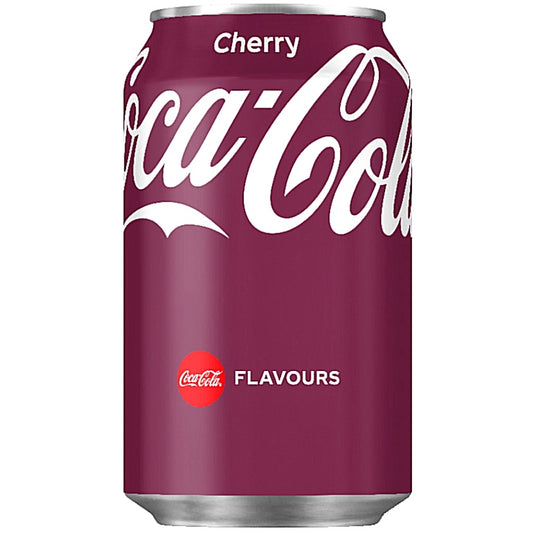 12 X Coca Cola Cherry 33 Liter Dosen DK