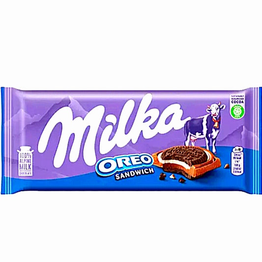 4 X Milka Oreo Tablet , Schokoladentafel 100 gr.