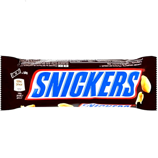 5 X Snickers Schokoriegel 50g