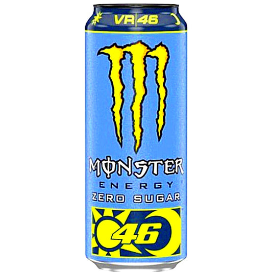 12 X Monster Energy Valentino Rossi Zero 500 ml Dosen NL Import.