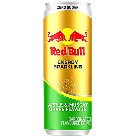 Red Bull Zero Apple & Muscat Grape 250 ml Dosen Apfel & Muskattraube TH