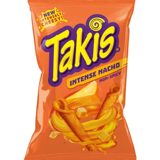 Takis Intense Nacho 100g Tortilla Käse Chips Rolls aus Mais