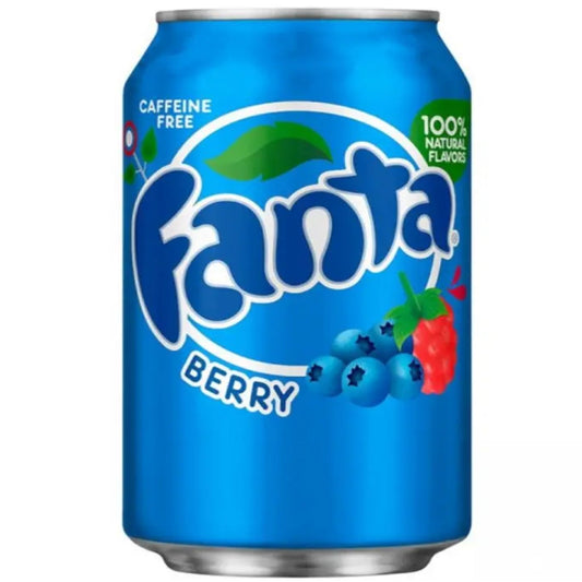 12 X Fanta Fanta Berry Blau ,Beeren mix 355ml USA